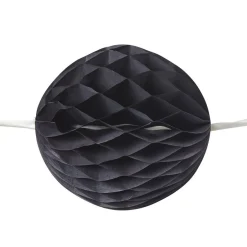 Guirlande de 15 boules en papier noires 5 m-Gifi Hot