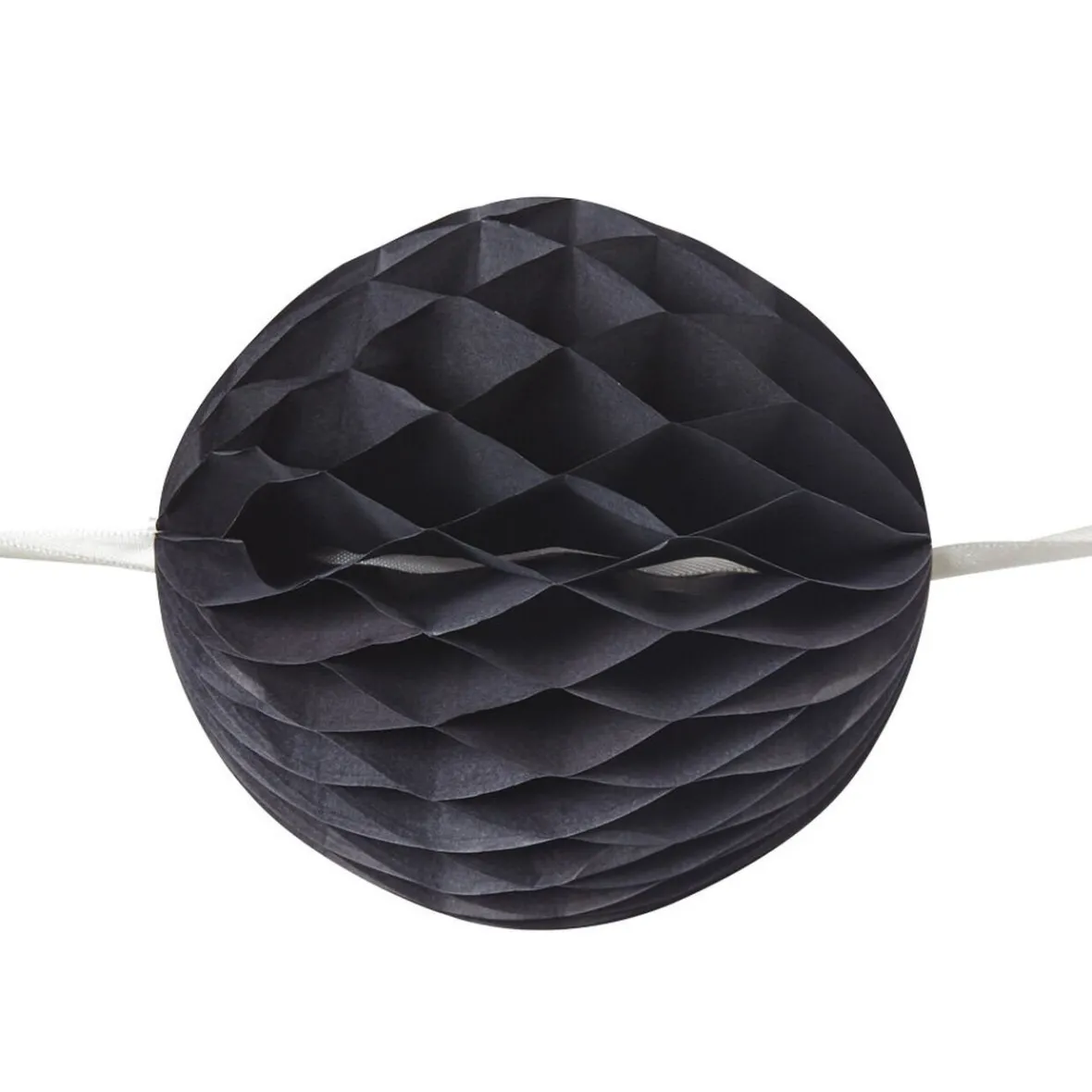Guirlande de 15 boules en papier noires 5 m-Gifi Hot