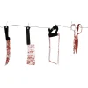 Guirlande de couteaux ensanglantés 2,3 m-Gifi Sale