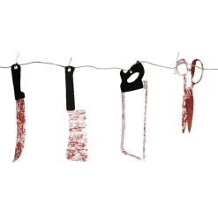 Guirlande de couteaux ensanglantés 2,3 m-Gifi Sale
