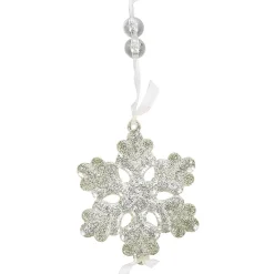 Guirlande de flocons en acrylique doré fil argenté-Gifi Sale