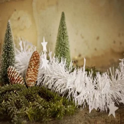 Guirlande de Noël à brins blanc scintillant L 3 m-Gifi Online