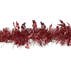 Guirlande de Noël à brins rouge scintillant L 3 m-Gifi New