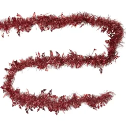 Guirlande de Noël à brins rouge scintillant L 3 m-Gifi New