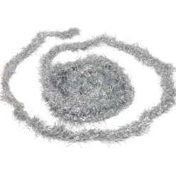 Guirlande de Noël argentée 6 m-Gifi Outlet