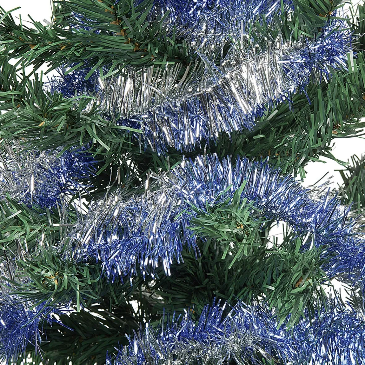 Guirlande de Noël argentée bleue 1,8 m-Gifi Best