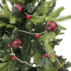 Guirlande de Noël boules rouges 1,80 m-Gifi Best