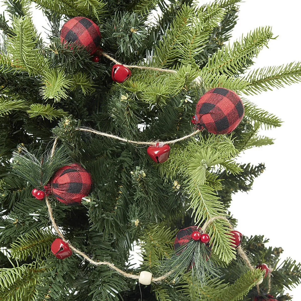 Guirlande de Noël boules rouges 1,80 m-Gifi Best