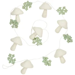 Guirlande de Noël champignons et flocons 1,80 m-Gifi