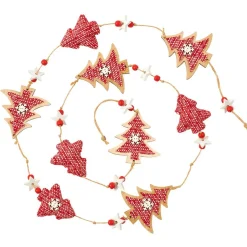 Guirlande de Noël en bois-Gifi