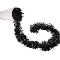 Guirlande de Noël noire 2 m-Gifi Online