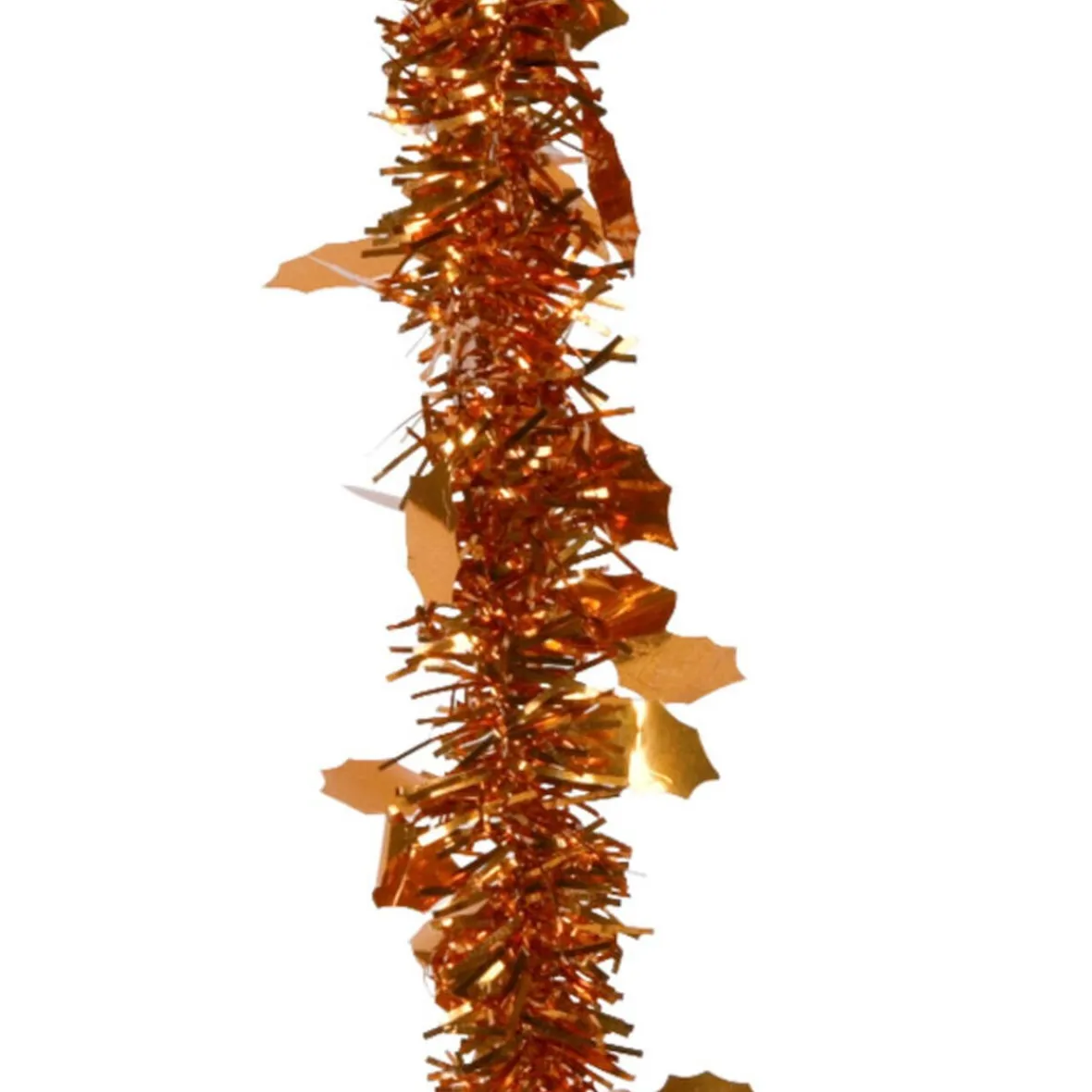 Guirlande de Noël orange 2 m-Gifi Outlet