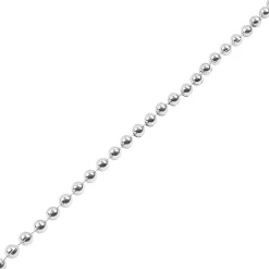 Guirlande de Noël perle argent 2,70 m-Gifi Online