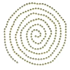 Guirlande de Noël perle dorée 2,70 m-Gifi