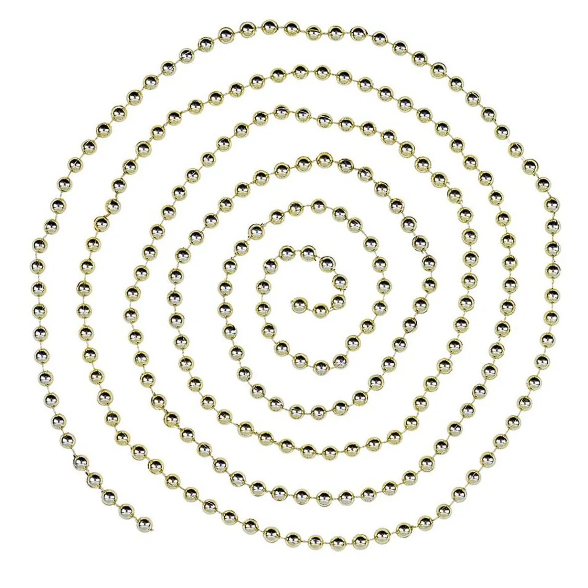 Guirlande de Noël perle dorée 2,70 m-Gifi