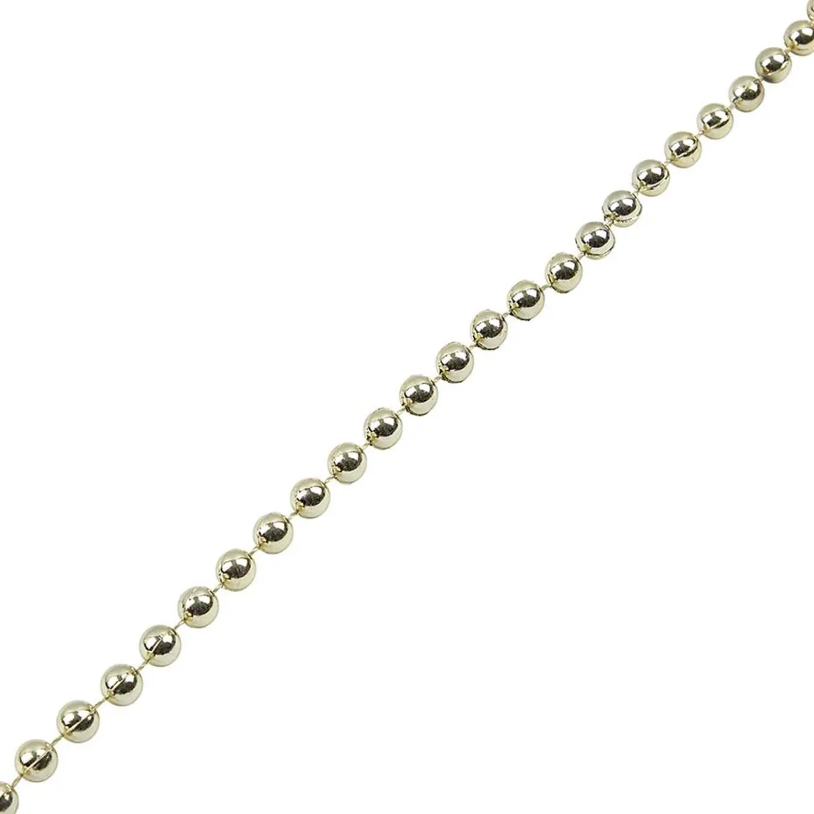 Guirlande de Noël perle dorée 2,70 m-Gifi