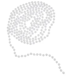 Guirlande de Noël perles blanches 2,7 m-Gifi Hot