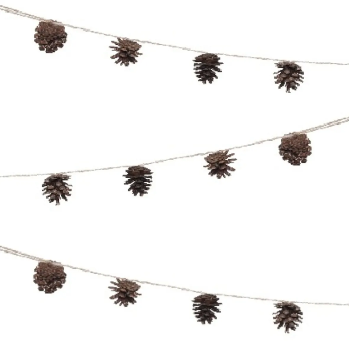 Guirlande de Noël pommes de pin-Gifi Discount