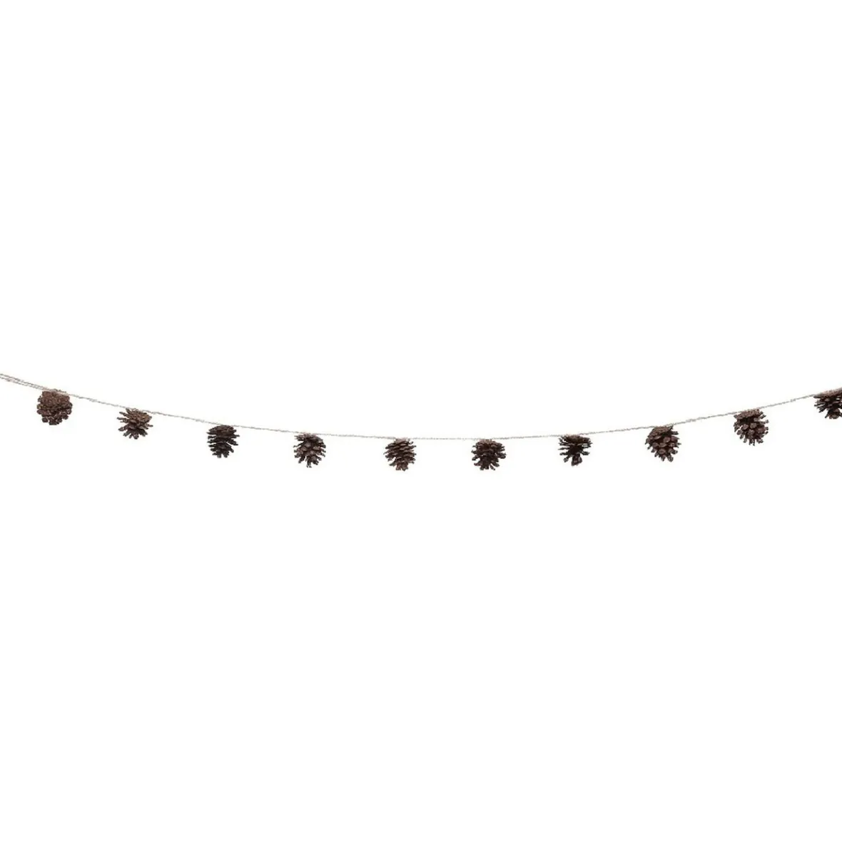 Guirlande de Noël pommes de pin-Gifi Discount