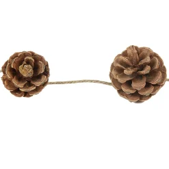 Guirlande de Noël pommes de pin-Gifi Discount
