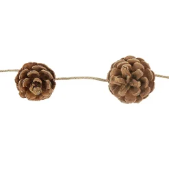 Guirlande de Noël pommes de pin-Gifi Discount