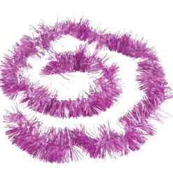 Guirlande de Noël rose 2 m-Gifi Online