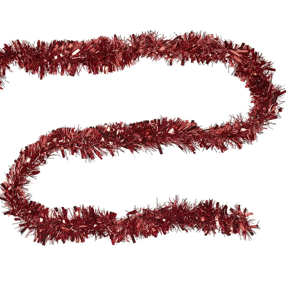 Guirlande de Noël rouge 3 m-Gifi Online