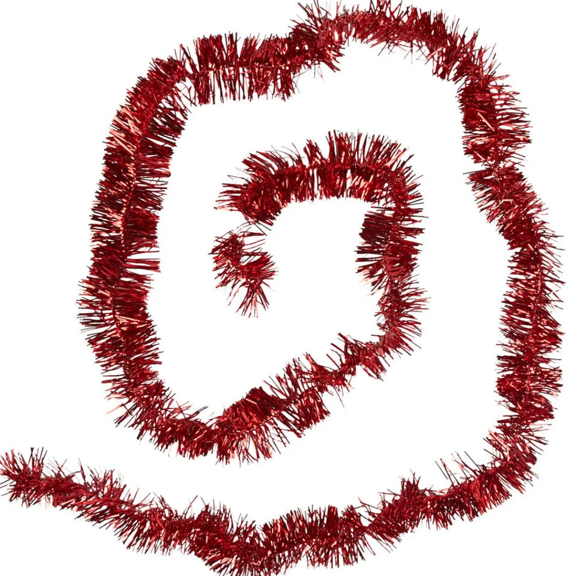 Guirlande de Noël rouge 2.5 m-Gifi Clearance