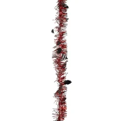 Guirlande de Noël rouge argentée 2 m-Gifi New