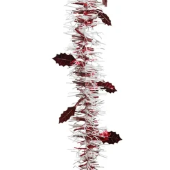 Guirlande de Noël rouge blanche 2 m-Gifi Hot