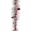 Guirlande de Noël rouge et blanche 2 m-Gifi Discount