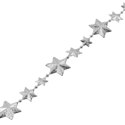 Guirlande de Noël étoile argentée 4,5 m-Gifi Outlet