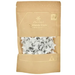 Guirlande de Noël étoile argentée 4,5 m-Gifi Outlet