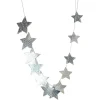 Guirlande de Noël étoiles en bois argenté-Gifi Online