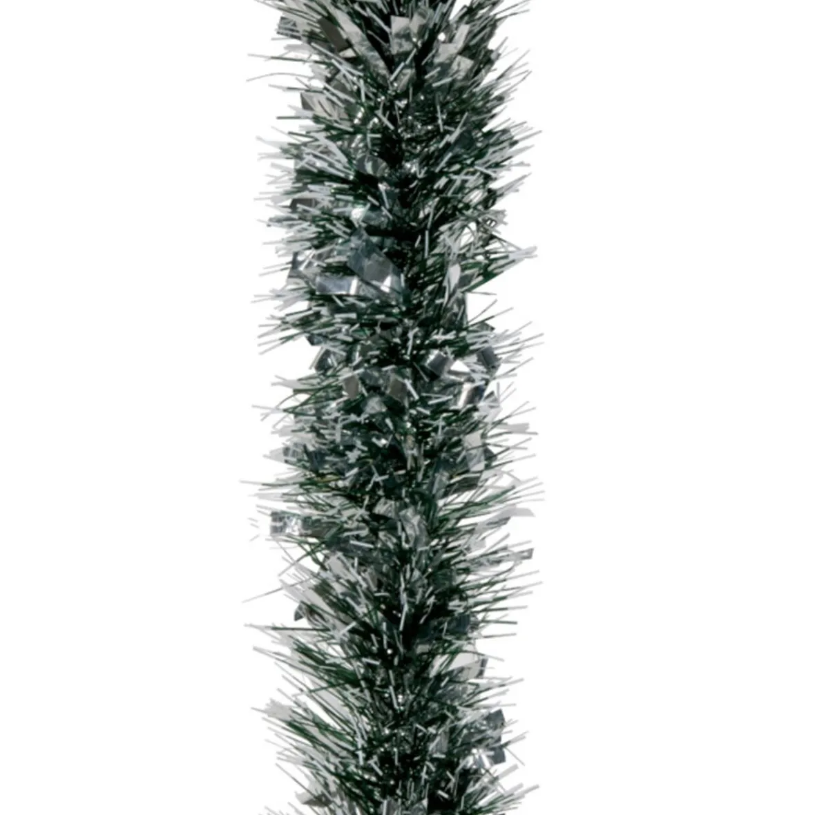 Guirlande de Noël verte blanche argentée 2.7 m-Gifi Clearance