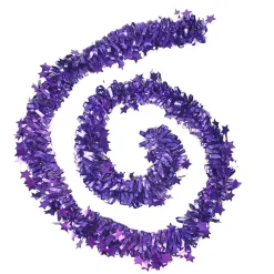 Guirlande de Noël violette 2 m-Gifi Outlet