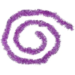 Guirlande de Noël violette 2 m-Gifi New