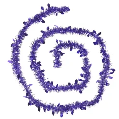 Guirlande de Noël violette 2 m-Gifi Discount