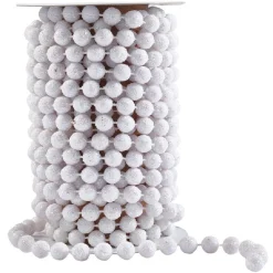 Guirlande de perles blanches 500 cm-Gifi Sale