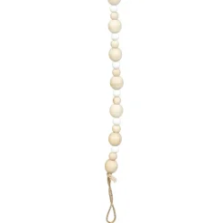 Guirlande de perles en bois beige naturel-Gifi Hot