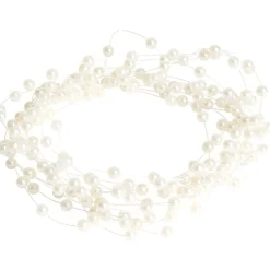 Guirlande de perles ivoires 3 m-Gifi