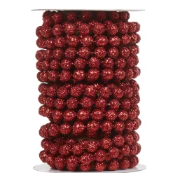 Guirlande de perles rouges pour Noël-Gifi Sale