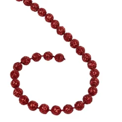 Guirlande de perles rouges pour Noël-Gifi Sale