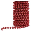 Guirlande de perles rouges 500 cm-Gifi Discount