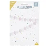 Guirlande en papier forme ballon rose et blanc-Gifi Outlet