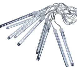 Guirlande extérieur 10 stalagmites 100 LED blanc froid-Gifi Hot