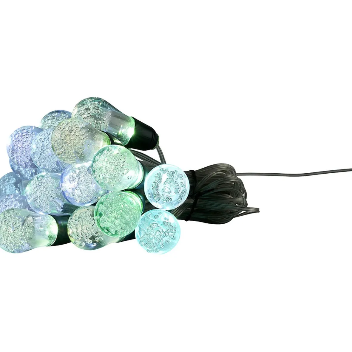 Guirlande extérieur solaire forme boule 20 LED multicolore 10 m-Gifi Sale