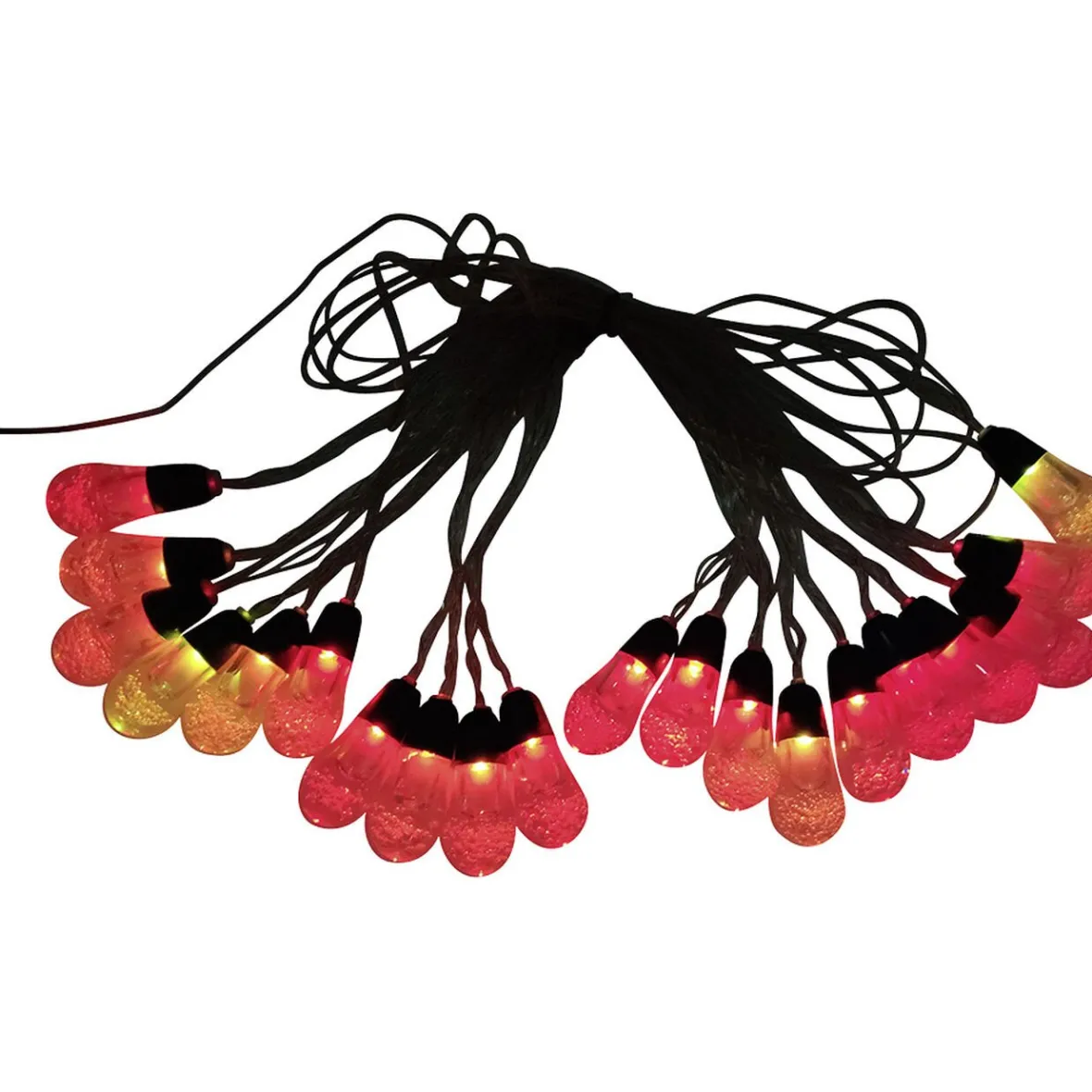 Guirlande extérieur solaire forme boule 20 LED multicolore 10 m-Gifi Sale