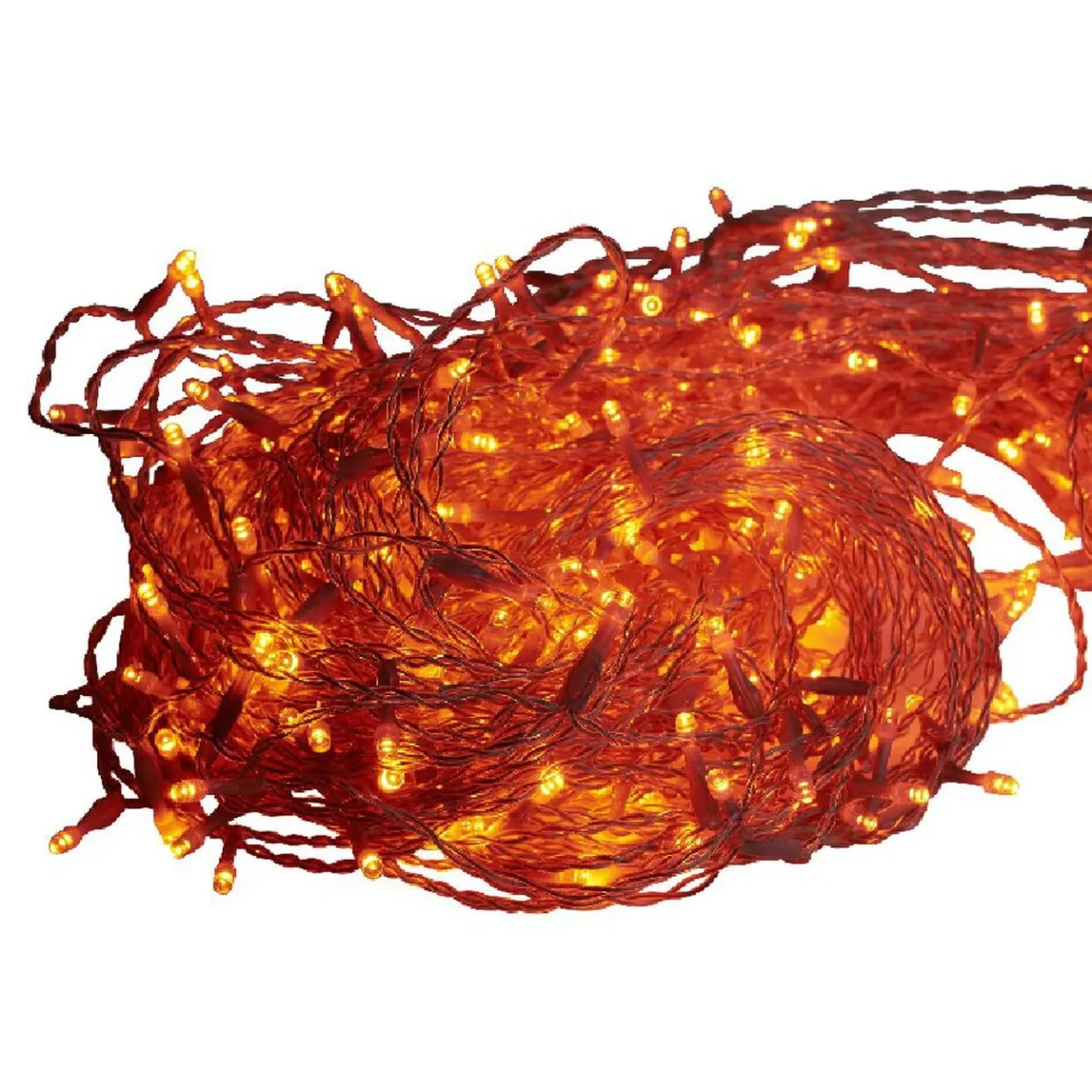 Guirlande extérieure 48 LED orange-Gifi Sale