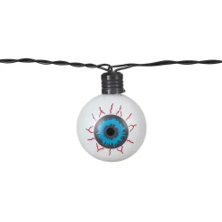 Guirlande Halloween globe oculaire bleu et blanc-Gifi Clearance